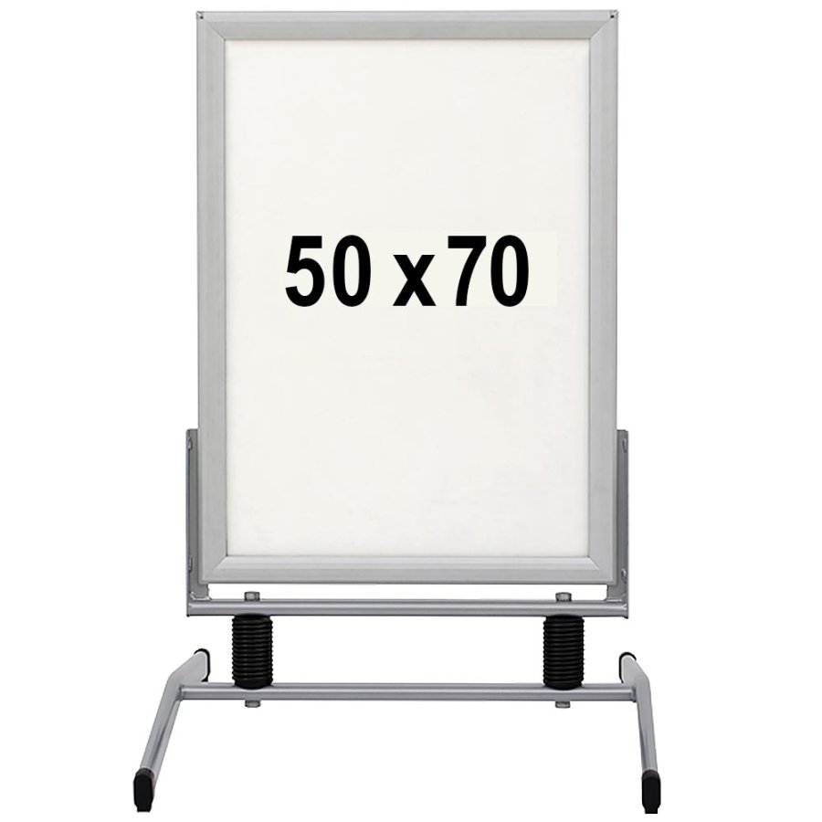 Wind-Line Basic Gadeskilt - 50x70 cm - s&oslash;lv