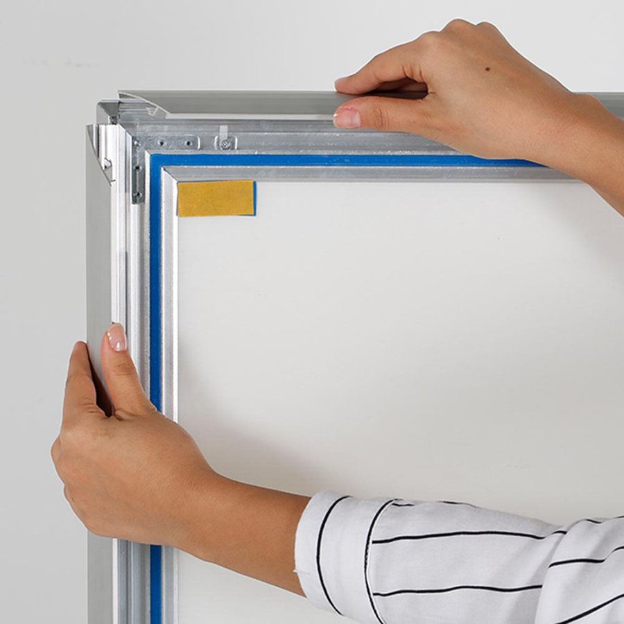 Wind-Line Basic Gadeskilt - 70x100 cm - s&oslash;lv