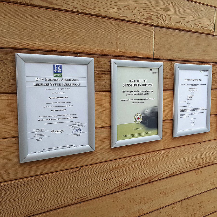 Klikramme med 25mm aluminium profil, s&oslash;lv - A3