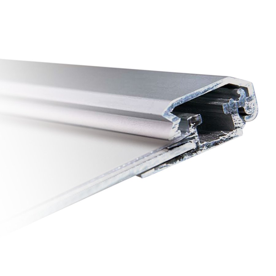 Klikramme med 20mm aluminium fladprofil, s&oslash;lv - A4