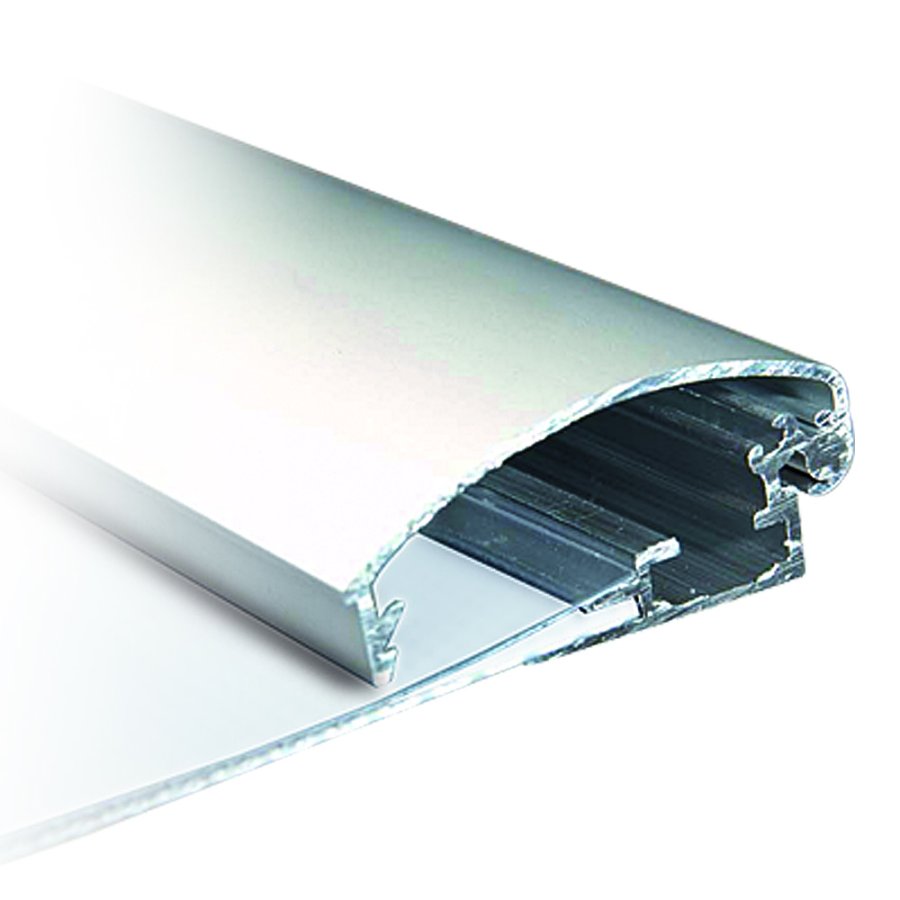 Klikramme, 45 mm aluminiumprofil, s&oslash;lv, 70 x 200 cm