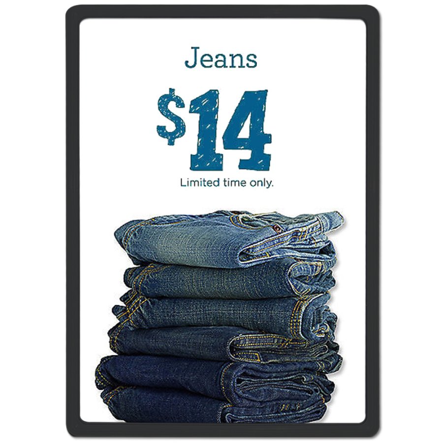 Plastprisramme, Flex, dobbeltsidet, hvid, A5 - 14,8 x 21 cm