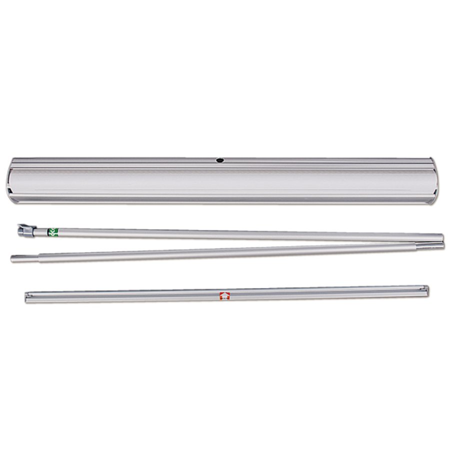 Euro Roll-up kassette, enkeltsidet, alu/s&oslash;lv, 85 cm