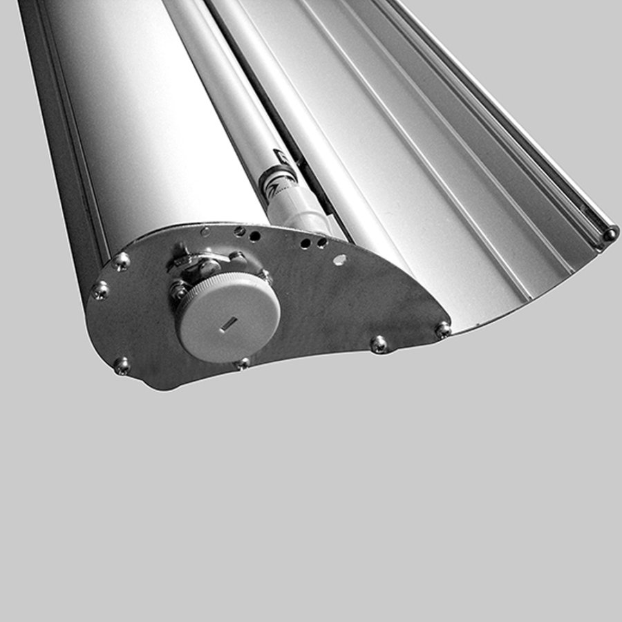 Deluxe Roll-up, enkeltsidet, 150 cm, alu