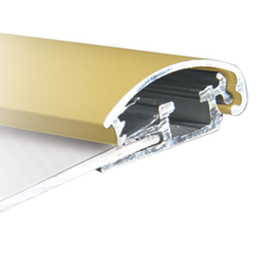 Klikramme med 25mm aluminium profil, guld - 50x70 cm