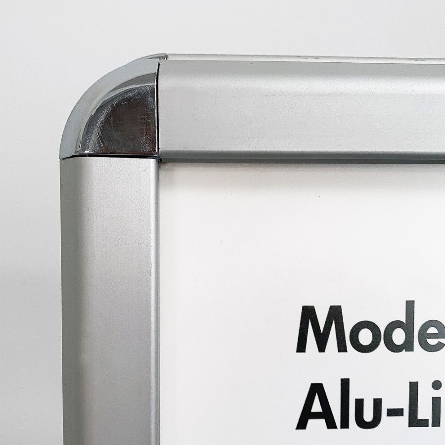 Alu-Line Rondo Gadeskilt - A1 - s&oslash;lv