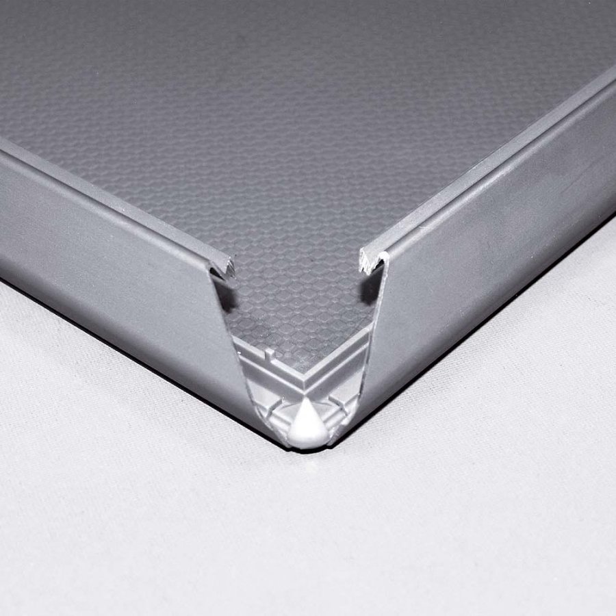 L&aring;sbar Klikramme med 32mm aluminium profil, s&oslash;lv - 50x70 cm