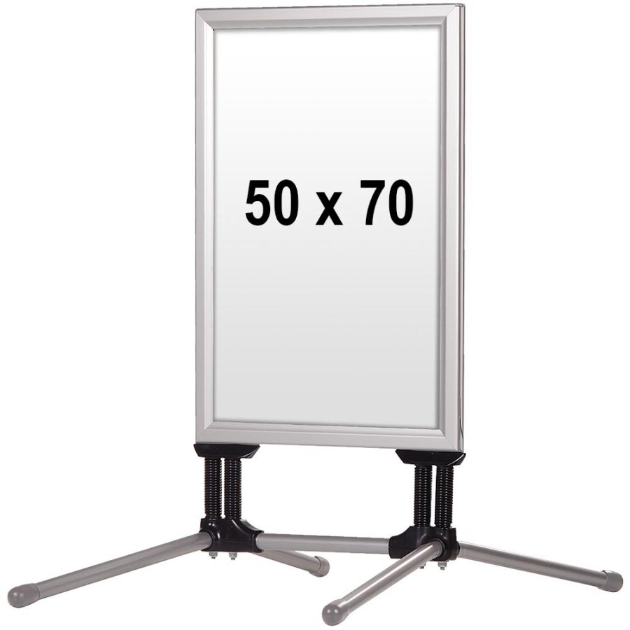 Wind-Line Budget Gadeskilt - 50x70 cm - s&oslash;lv