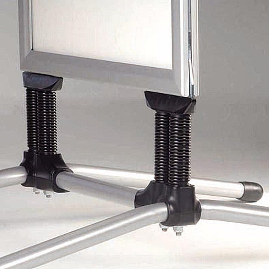 Wind-Line Budget Gadeskilt - 70x100 cm - s&oslash;lv