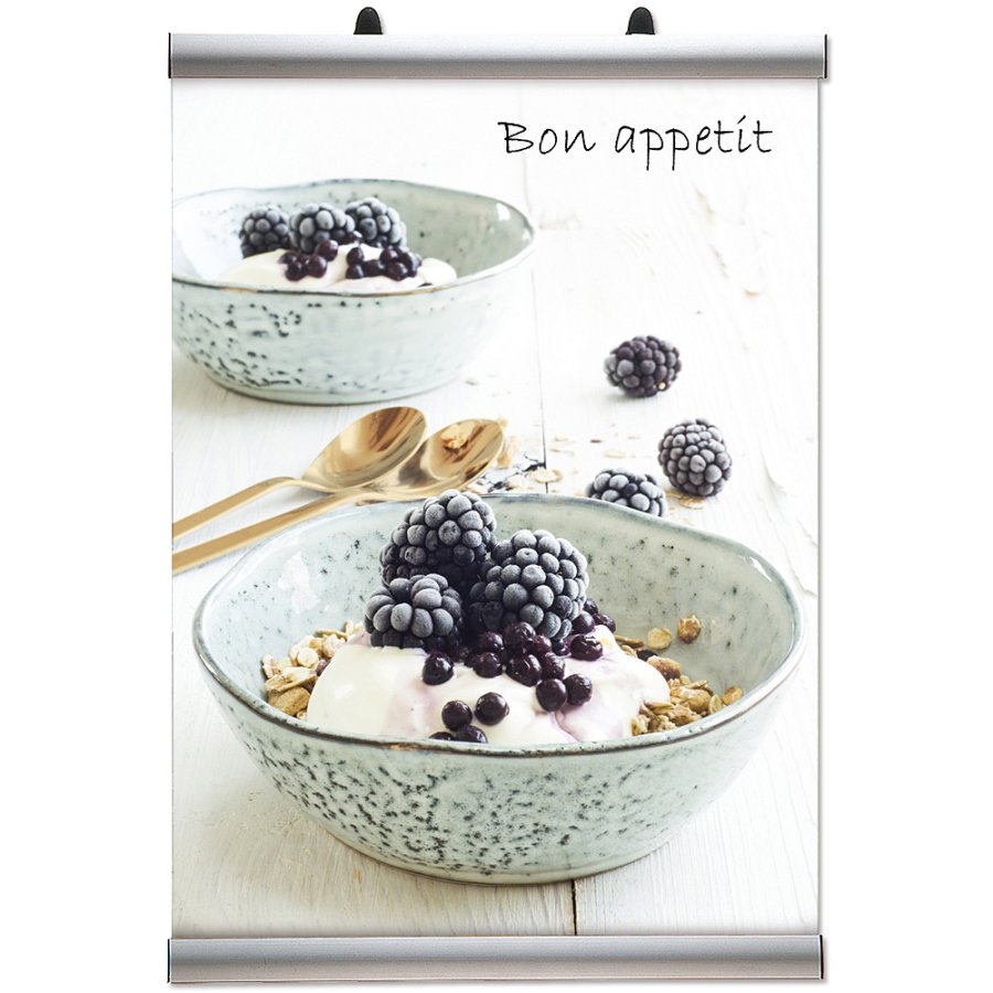 Plakatoph&aelig;ng, Banner-Line Set, 30 mm aluminiumsprofil, 50 cm