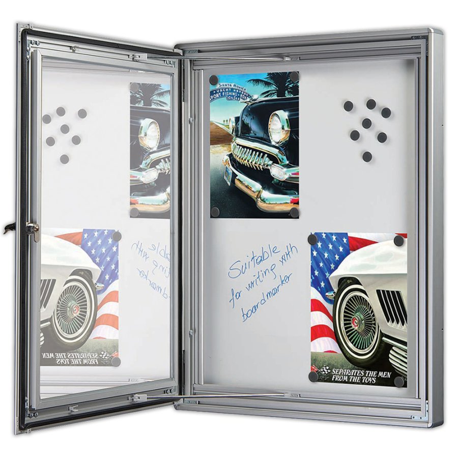 INFOBOX magnetic m/l&aring;s 9xA4