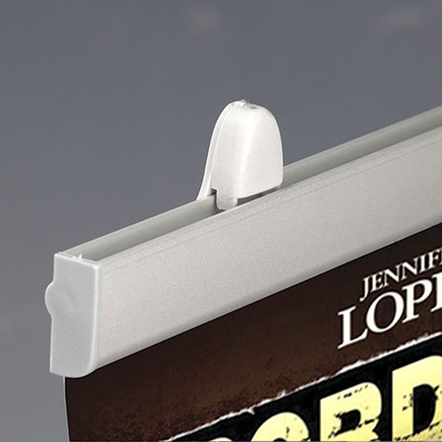 Plakatoph&aelig;ng, Poster Clamp Set, 25 mm aluminiumsprofil, 100 cm