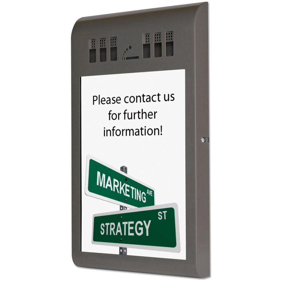 Askeb&aelig;ger Buet med Infoplade - A3