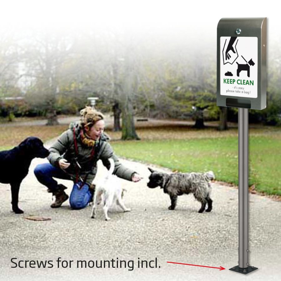 Stang til askeb&aelig;ger, &Oslash; 5 cm, Gr&aring;, 115 cm