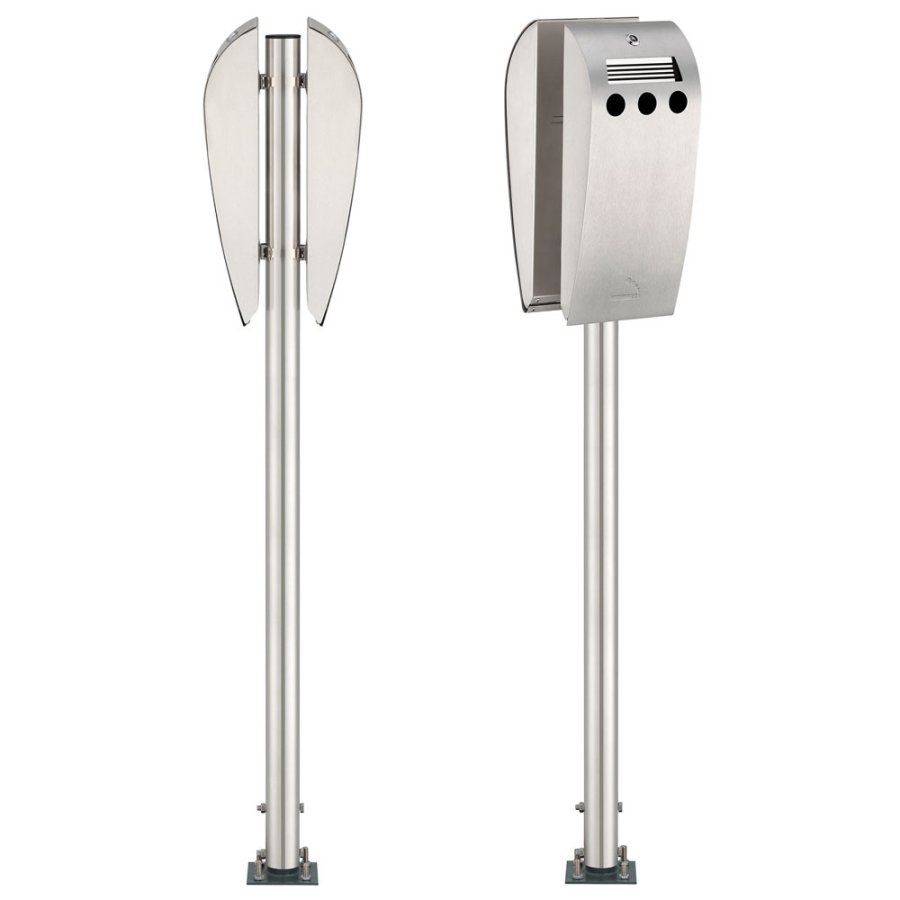 Stang til askeb&aelig;ger, &Oslash; 5 cm, Gr&aring;, 180 cm