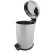Pedal Trash Can, Silver - 20L #4