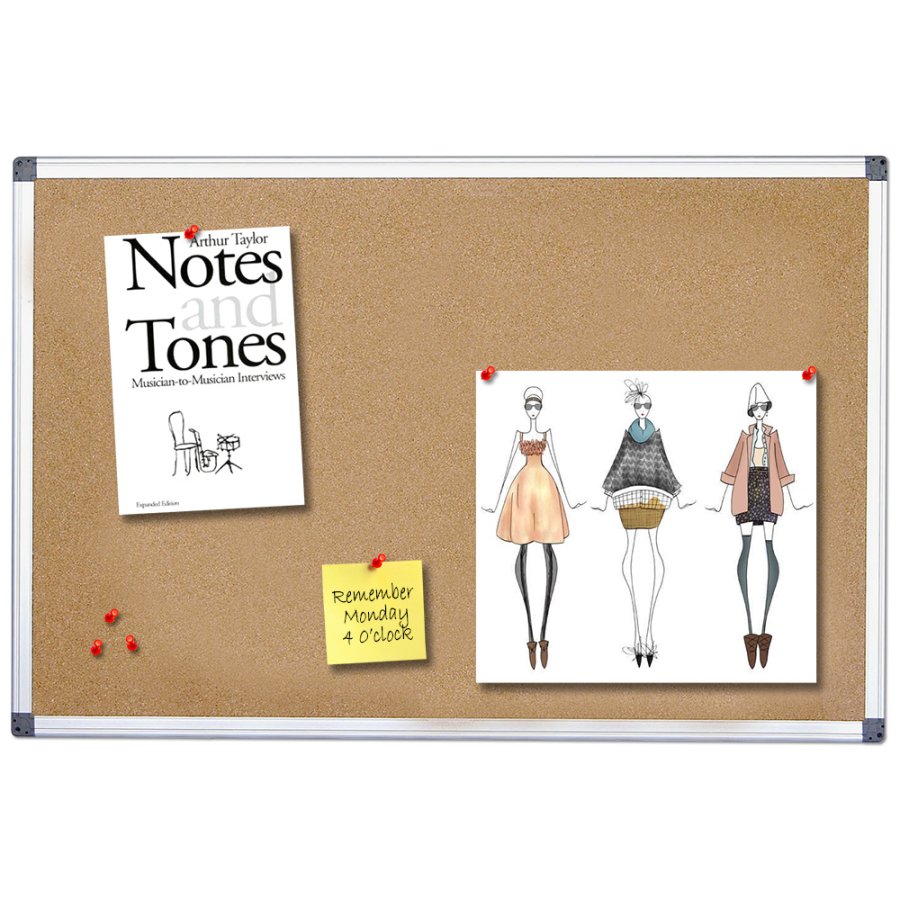 Kork Opslagstavle - 60x45 cm