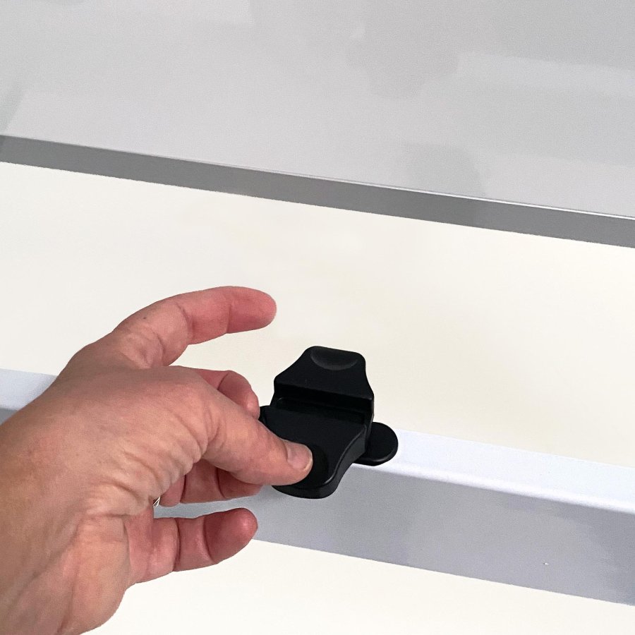 Inspire Pivot Svingtavle - Mobilt vendbart whiteboard, 120x150 cm