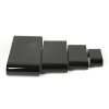 Udstillingshylder, Nesting Shelves Rounded, 4 stk, akryl, Sort #4