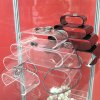 Udstillingshylder, Nesting Shelves Rounded, 4 stk, akryl, Sort #5