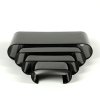 Udstillingshylder, Nesting Shelves Rounded, 4 stk, akryl, Sort #2