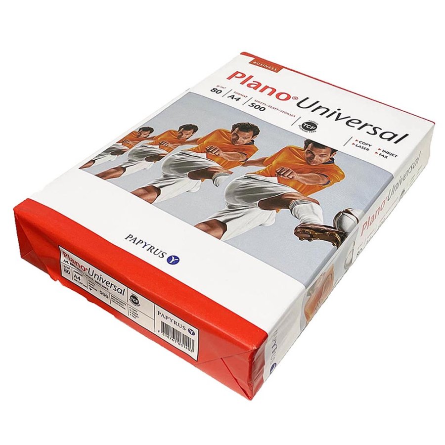 PlanoUniversal Hvidt A4 Kopipapir - 80g/m� - 2.500 Ark
