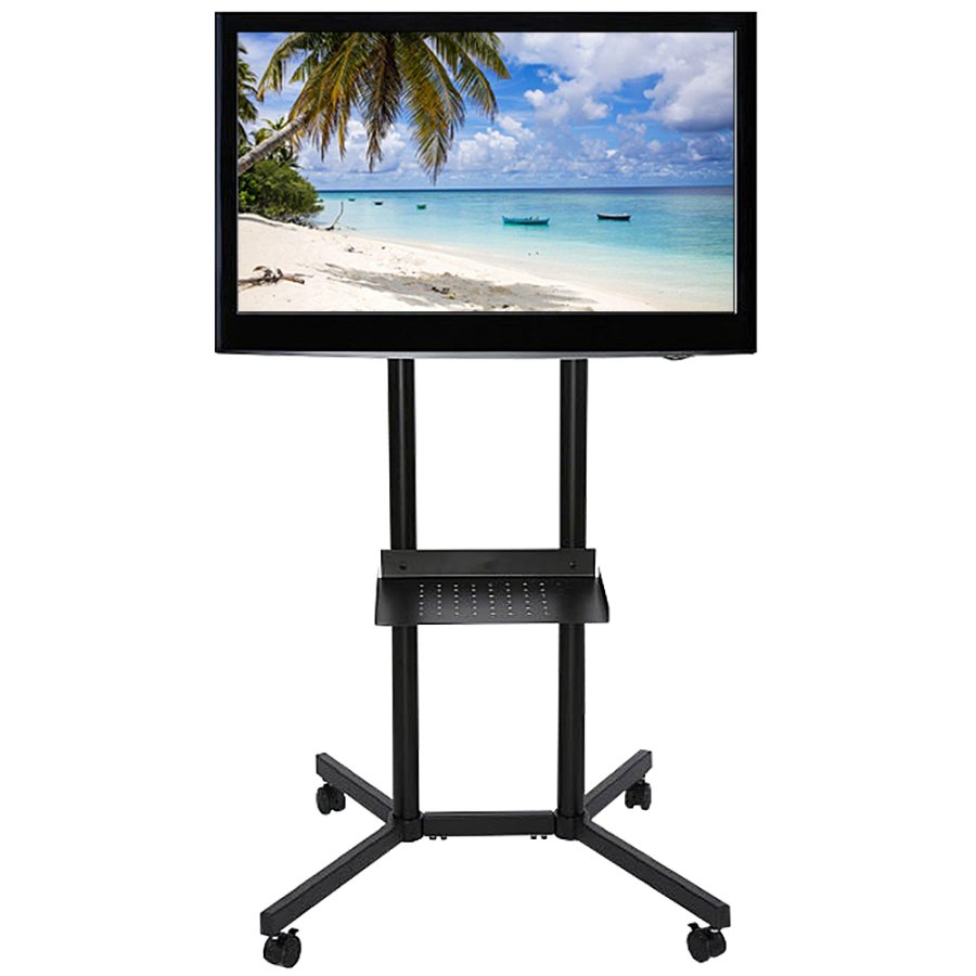 TV Stander med hjul og hylde 30-50