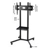 TV Stander med hjul og hylde 30-50