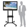 TV Stander med hjul og hylde 30-50