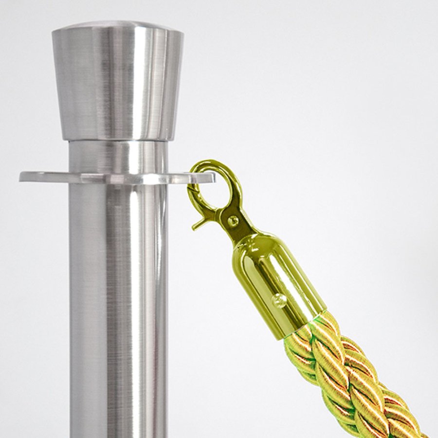 Reb til Afsp&aelig;rringsstolpe, Crowd Barrier - 150cm - Guld