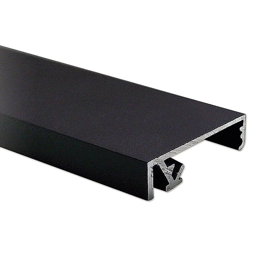 Crown Snap Profile 33mm, Black, 270cm