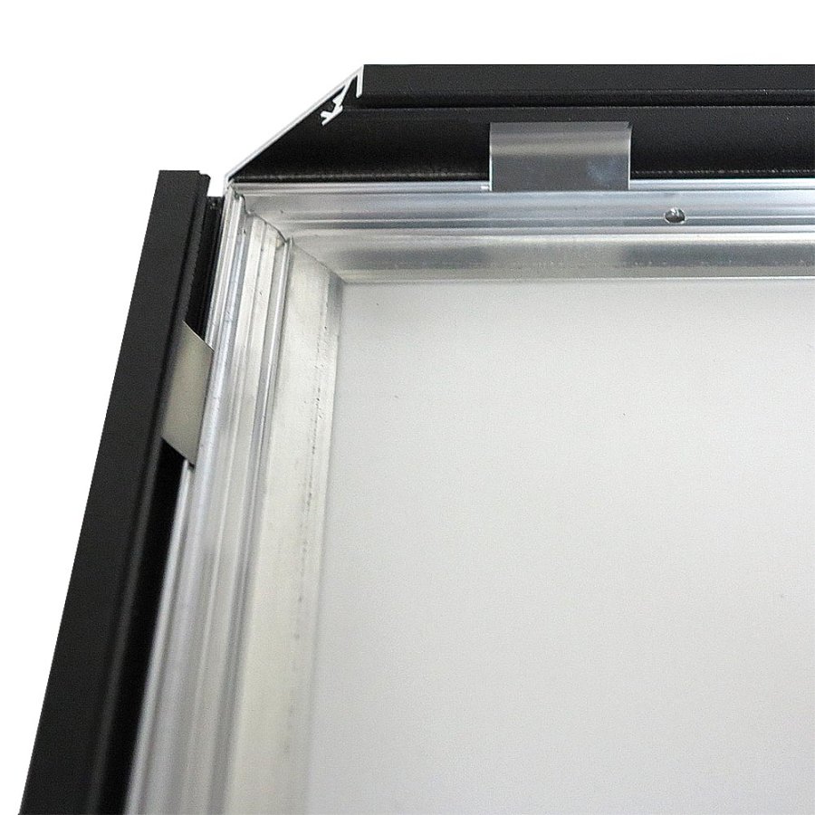 Crown Snap Profile 33mm, Black, 270cm