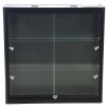 Vitrine, Showcase Wall Duo, LED Lys, m. l&aring;s, Sort #3