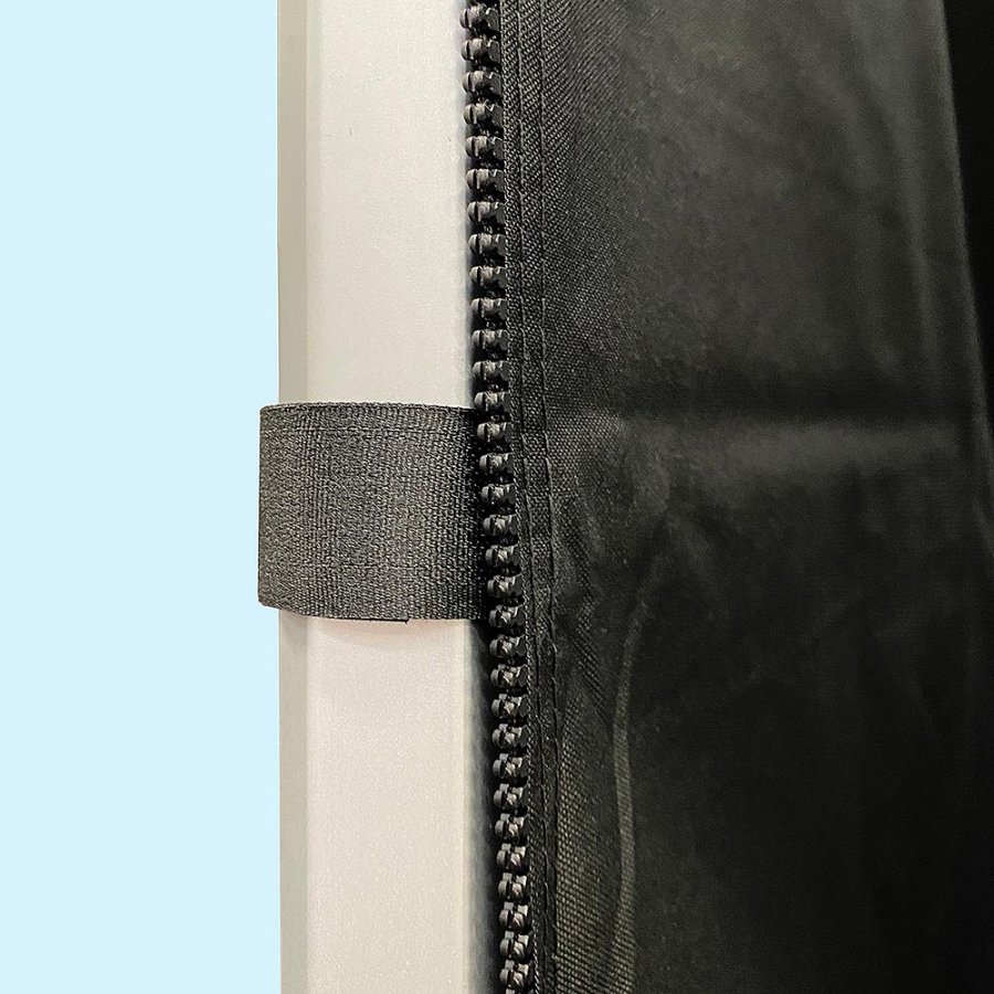 4 m side med lynl&aring;s og velcro (til Event Telt Lux 4 x 4 m)