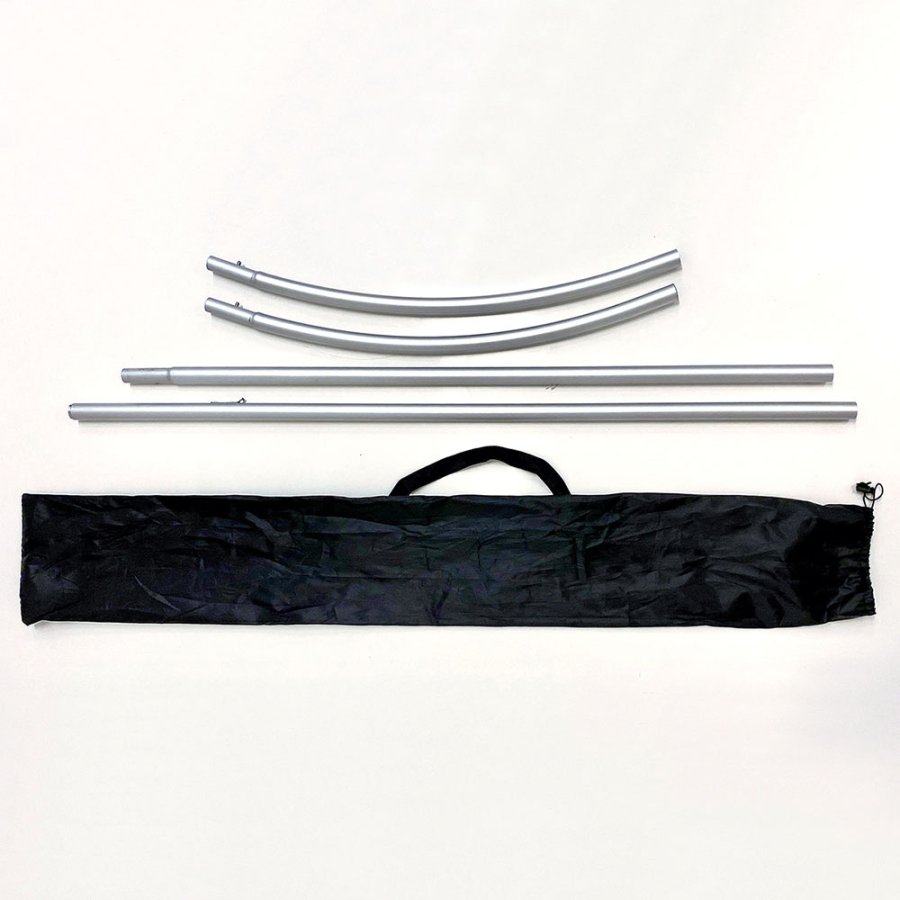 Beachflag, Outdoor Bow Flag, alustang, Medium (uden fod og flag)