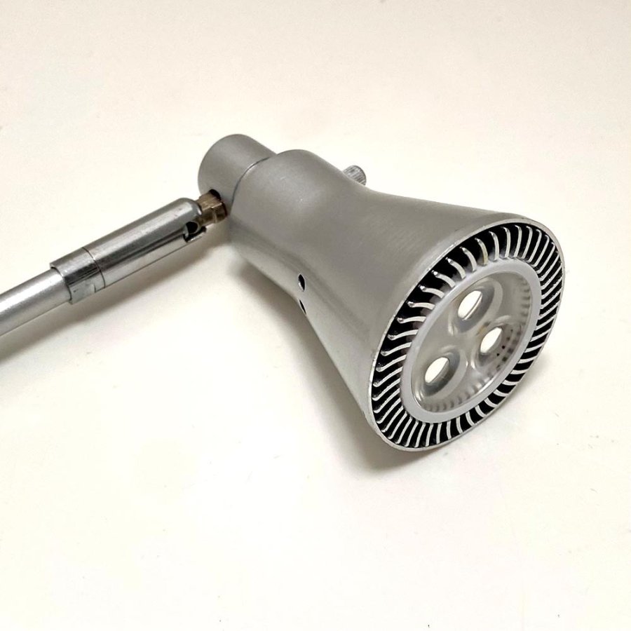 LED Spot Round, s&oslash;lv, 10 watt, til Roll-up