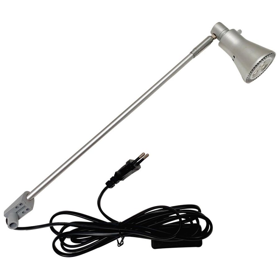 LED Spot Round, s&oslash;lv, 10 watt, til Roll-up