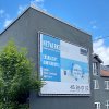 Bannerdisplay, udend&oslash;rs, v&aelig;gmonteret, Banner Tube Wall Frame, alur&oslash;r 0, 3 mm &Oslash; 48 mm, 150 x 100 cm #17