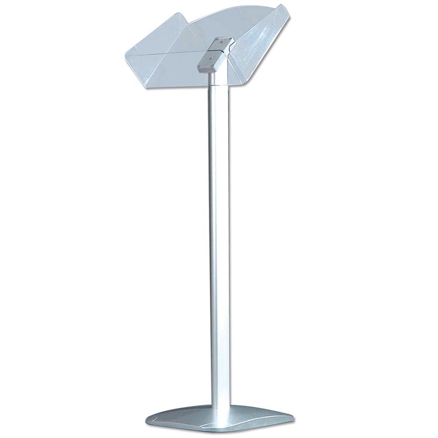 Expo Brochurestander horisontal - A4 - 21x29.7 cm - s&oslash;lv