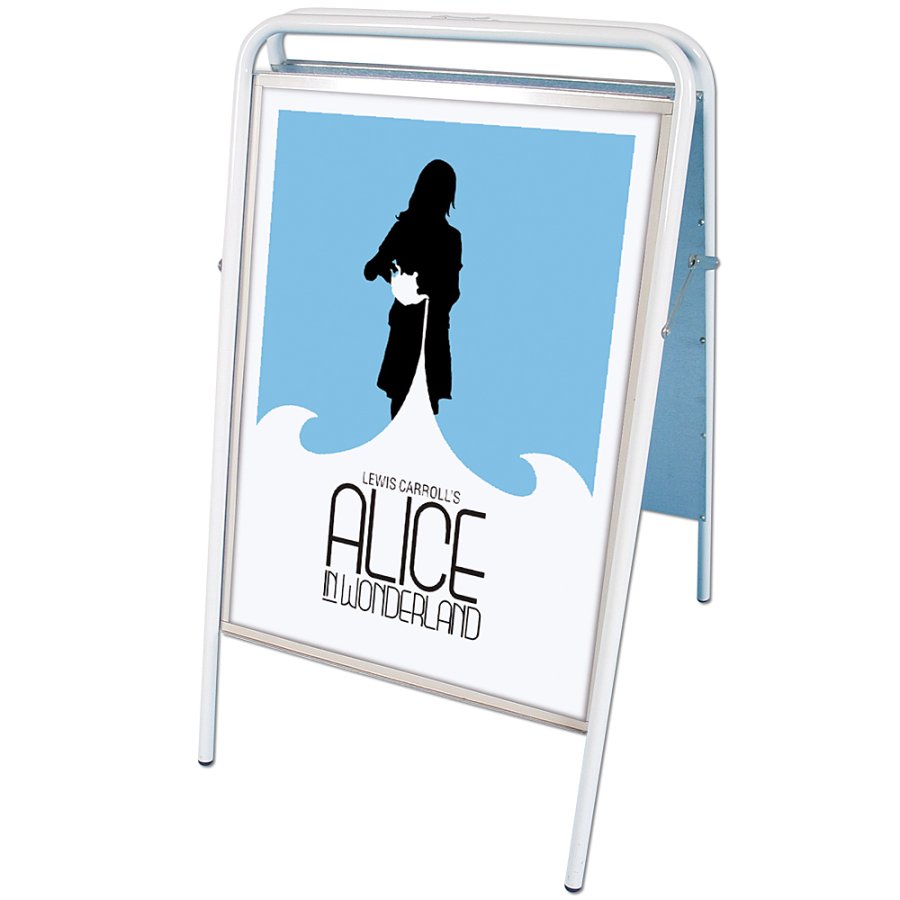 Expo Sign Standard Gadeskilt - A3 - hvid