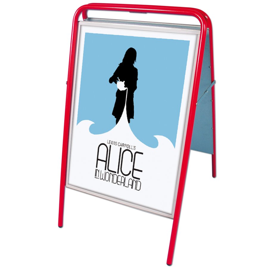 Expo Sign Standard Gadeskilt - A1 - r&oslash;d