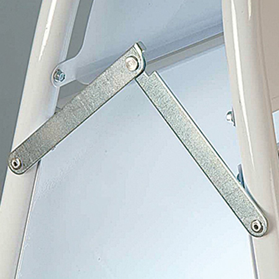 Expo Sign Gadeskilt med logoplade - 70x100 cm - hvid