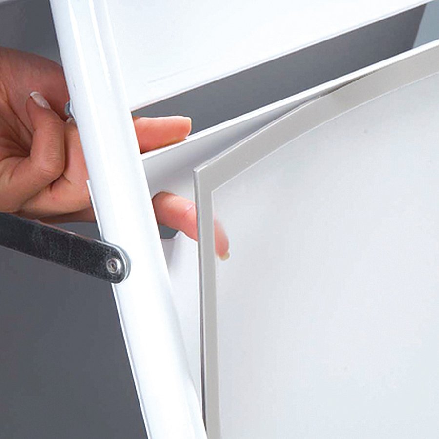 Gadeskilt med Logoplade, Ellipse Lux, A1, A1 - 59,4 x 84,1 cm