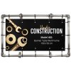 Bannerdisplay, udend&oslash;rs, v&aelig;gmonteret, Banner Tube Wall Frame, alur&oslash;r 0, 3 mm &Oslash; 48 mm, 100 x 50 cm #1