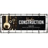 Bannerdisplay, udend&oslash;rs, v&aelig;gmonteret, Banner Tube Wall Frame, alur&oslash;r 0, 3 mm &Oslash; 48 mm, 150 x 50 cm #1
