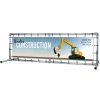 Banner Tube Freestanding Frame, fritst&aring;ende ramme af alur&oslash;r 0,3 mm / &Oslash; 48 mm - 200 x 50 cm #1