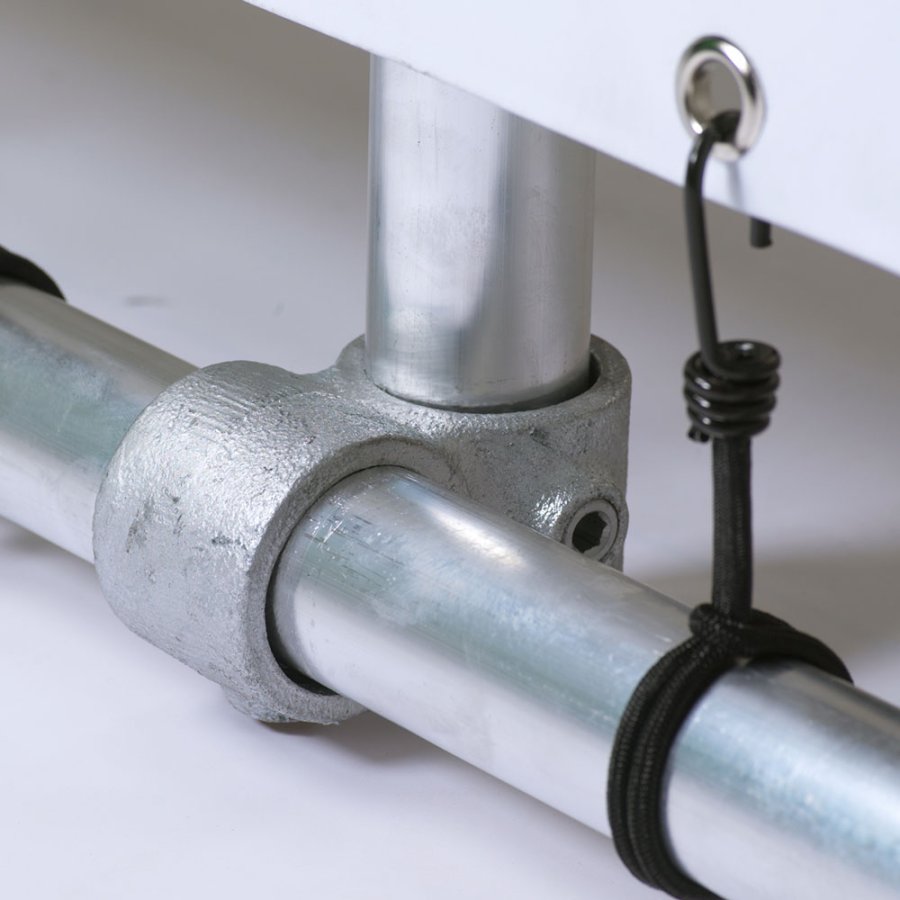 Banner Tube Freestanding Frame, fritst&aring;ende ramme af alur&oslash;r 0,3 mm / &Oslash; 48 mm - 200 x 100 cm