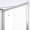 Infobox med magnetlukning, 4 x A4, D27 mm, alu/s&oslash;lv #8
