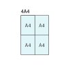 Infobox med magnetlukning, 4 x A4, D27 mm, alu/s&oslash;lv #2