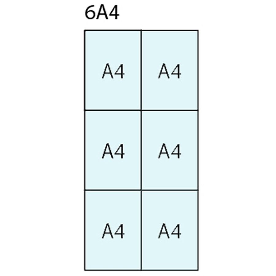 Infobox med magnetisk lukning, 6 x A4, D27 mm, alu/s&oslash;lv